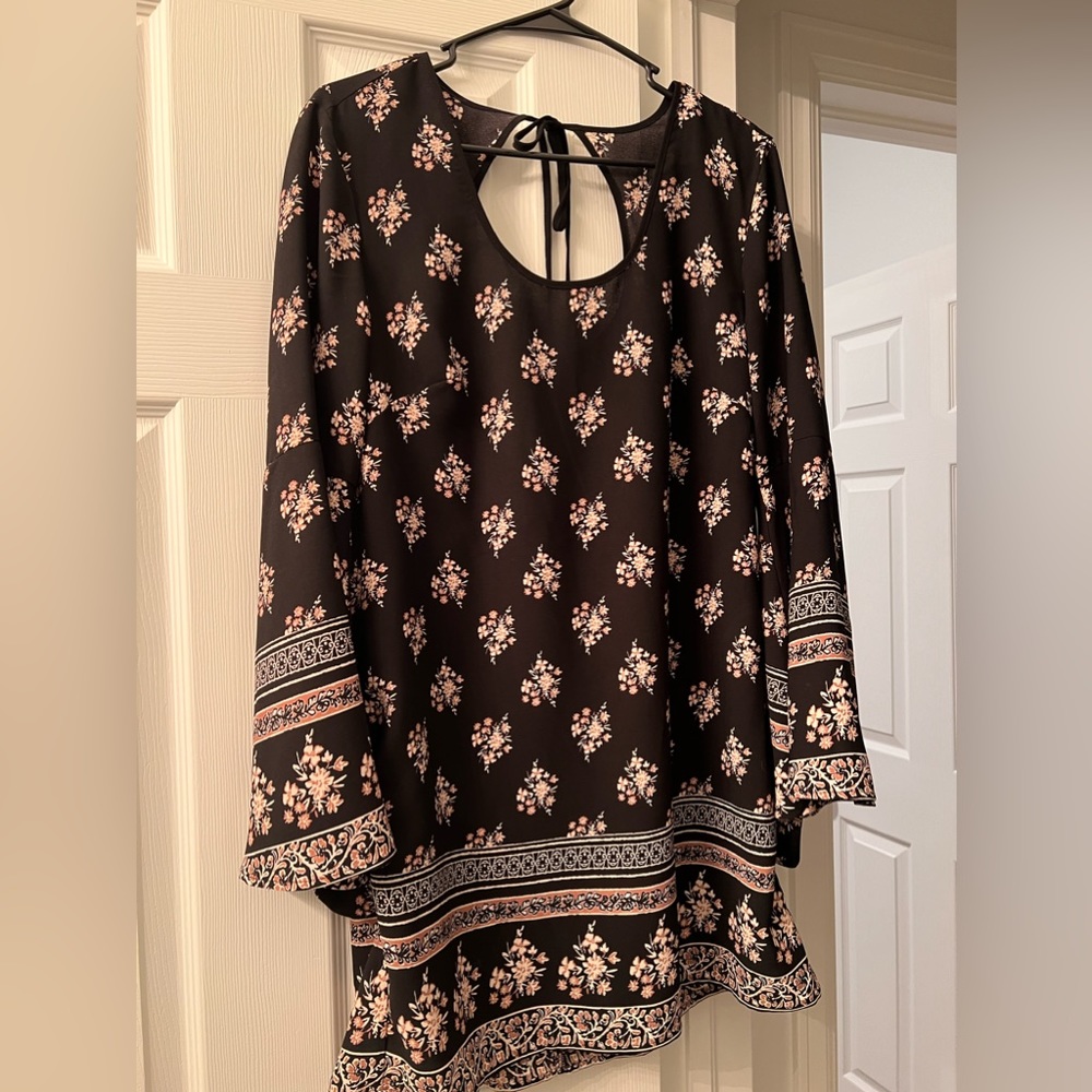 Black Flowery Dress